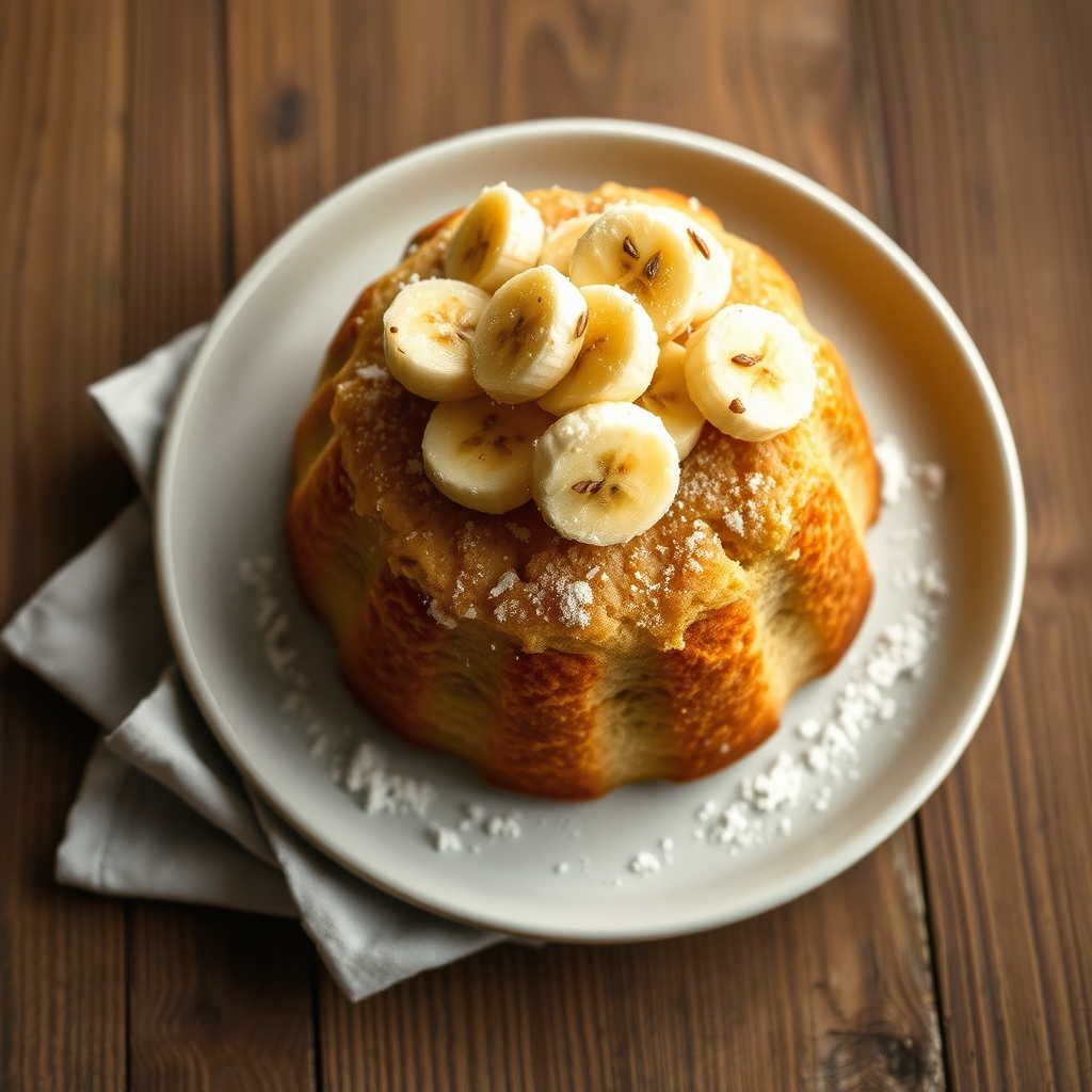 Fluffy Banana Cake