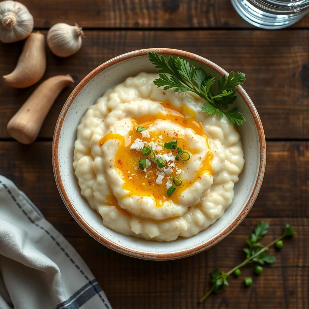 Garlic Cheese Grits
