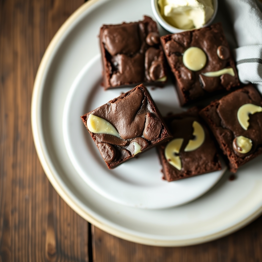 German Cream Cheese Brownies