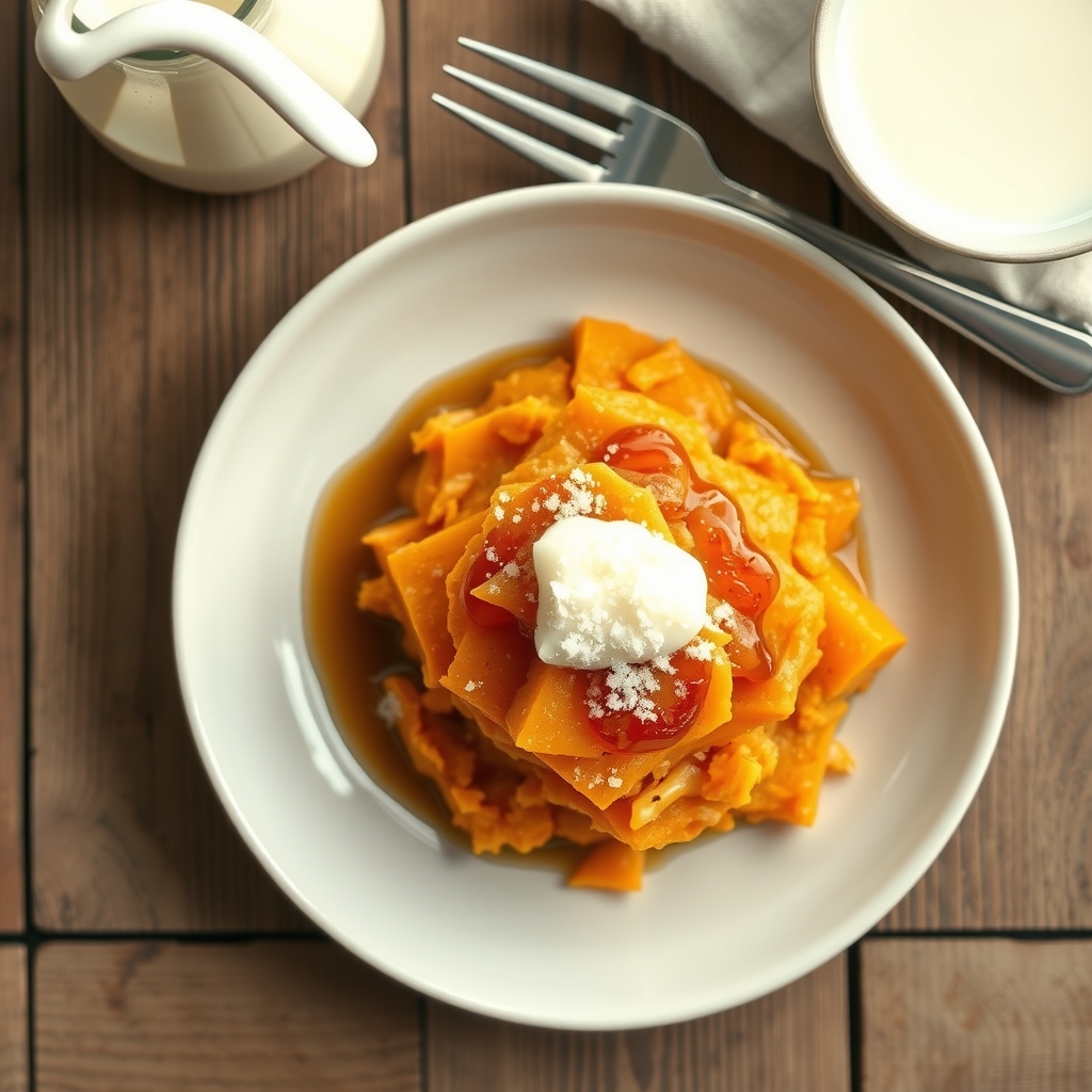 Grated Sweet Potato Pudding