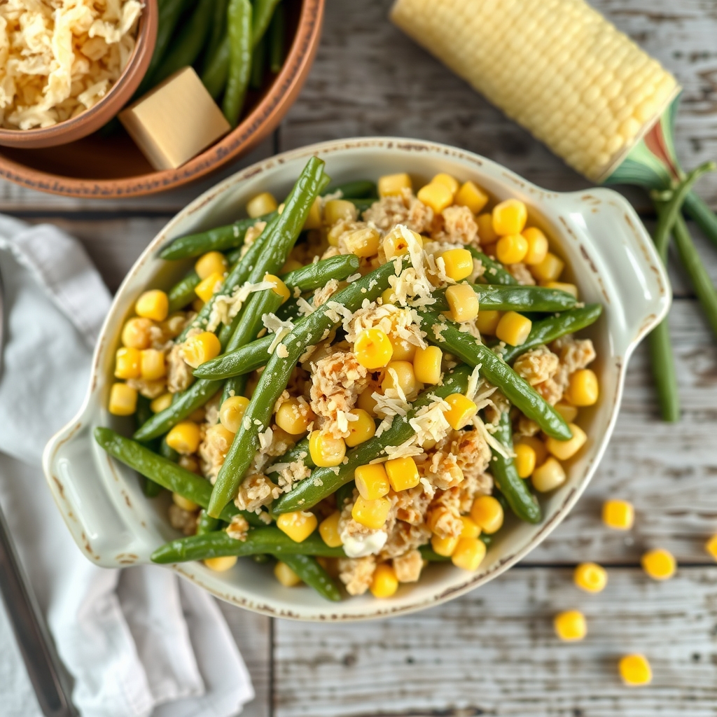 Green Bean And Corn Casserole