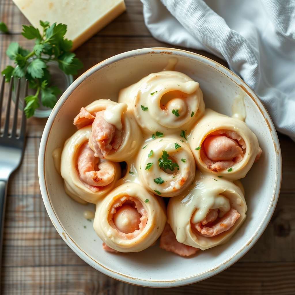 Ham And Cheese Swirls