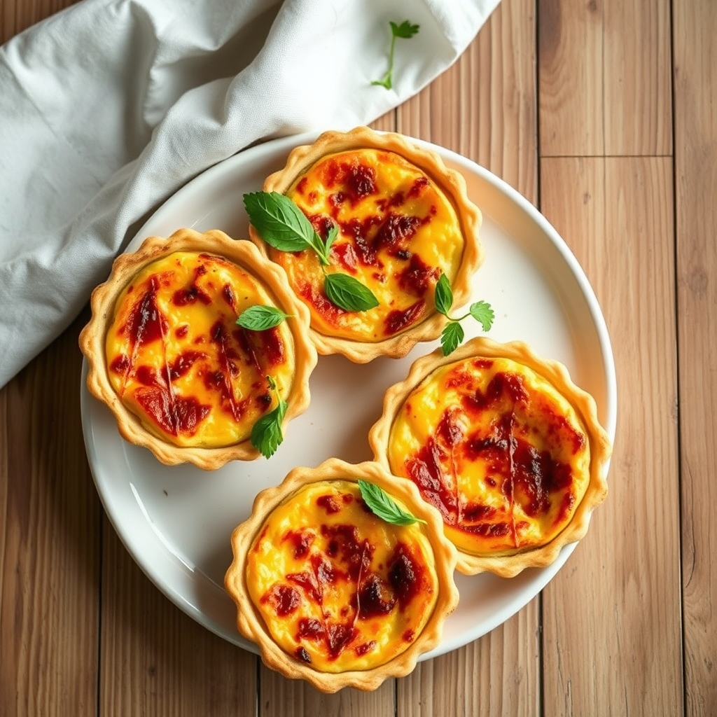 Impossible Quiche Tarts