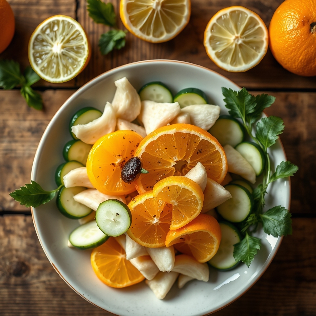 Jicama Sun Delight(Appetizer)