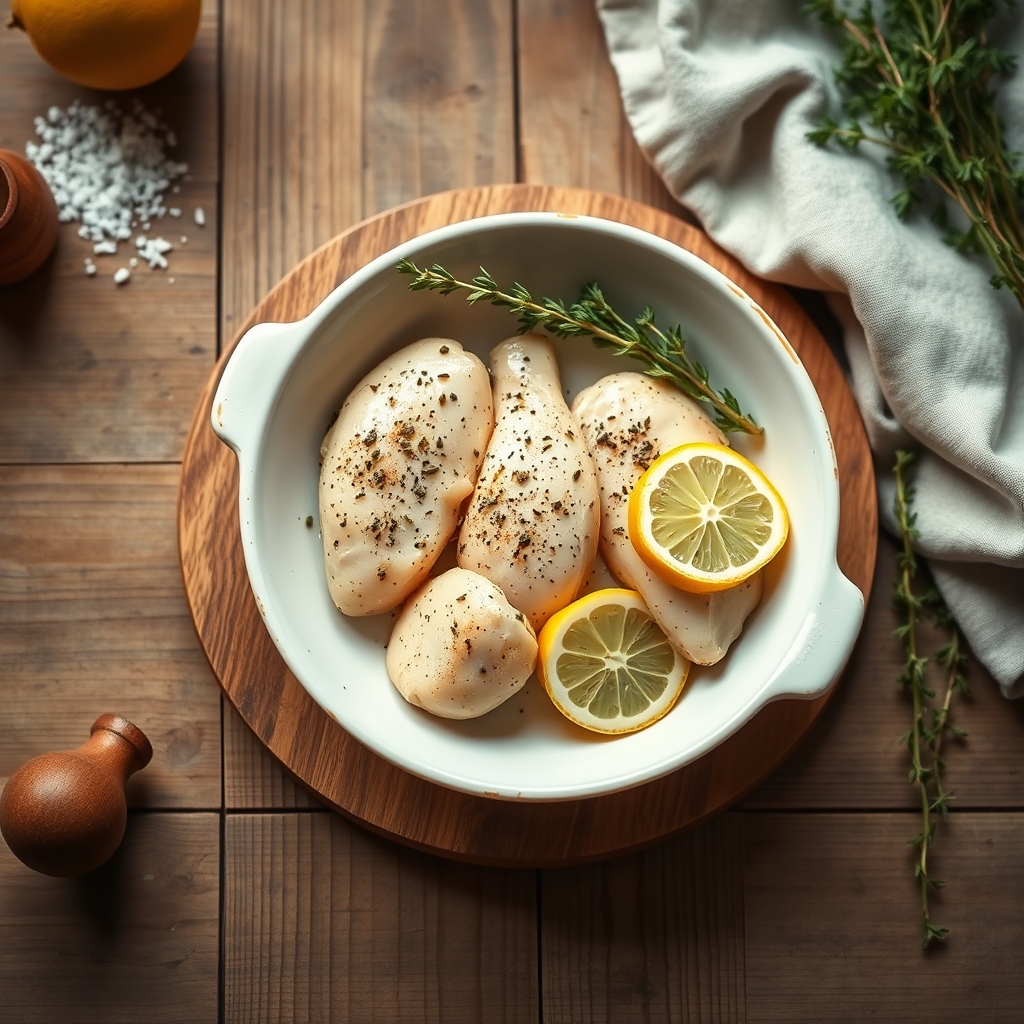 Lemon Chicken With Thyme