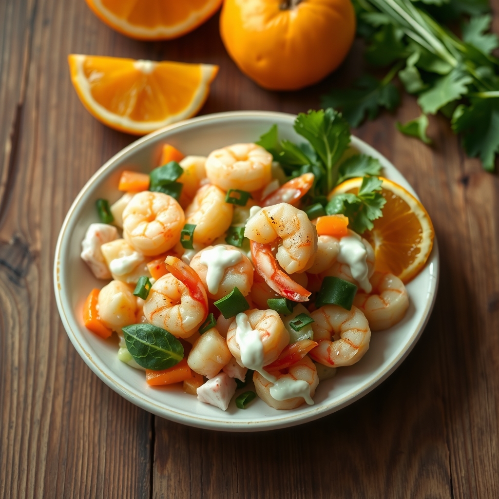 Mandarin Shrimp Salad