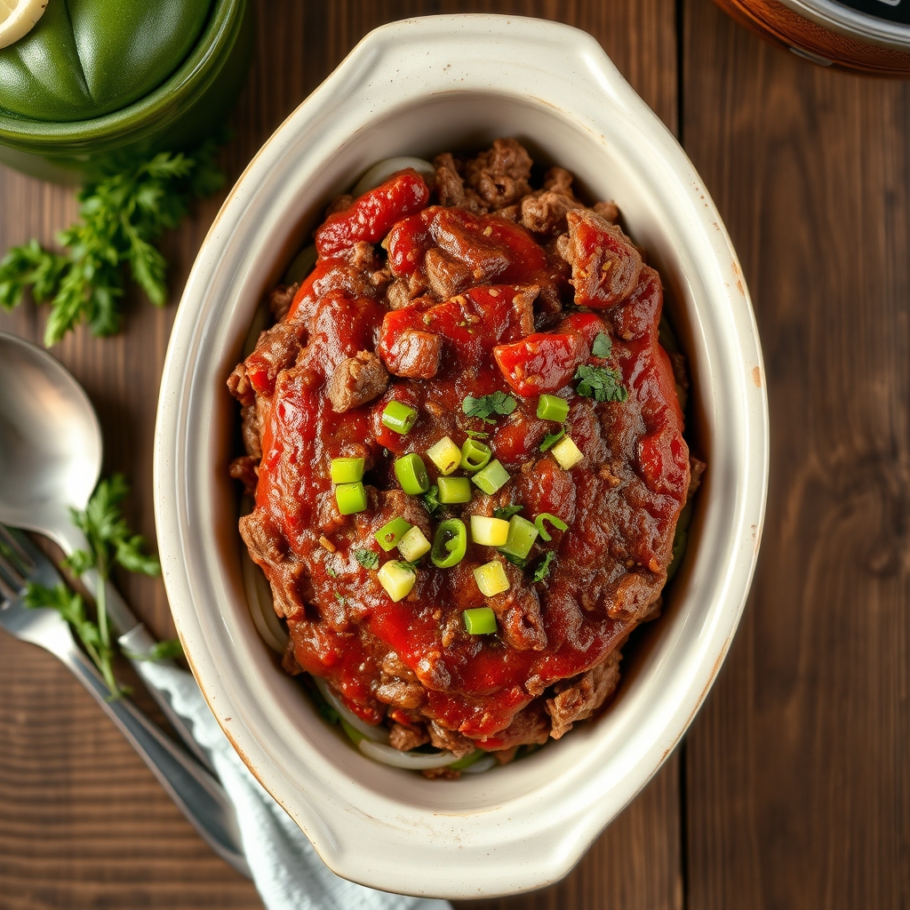 Meat Loaf In Slow Cooker