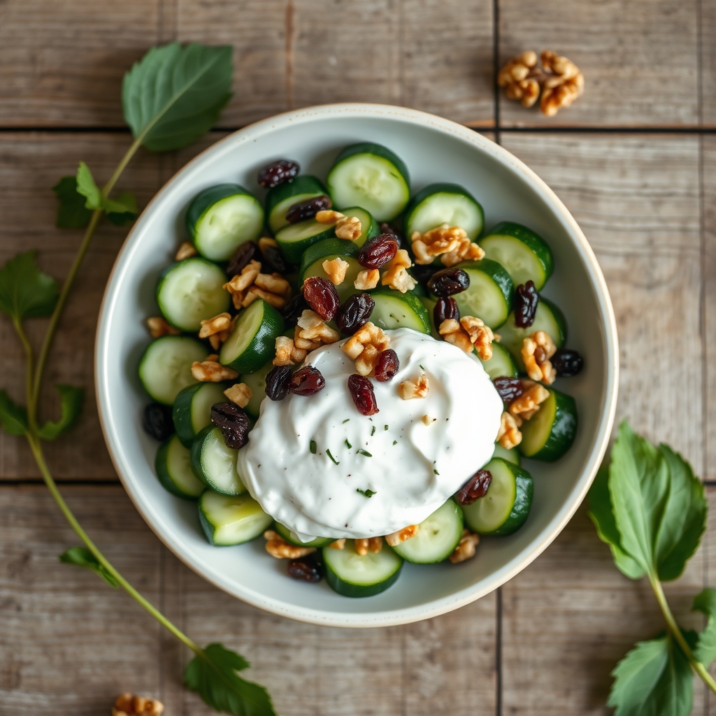 Mediterranean Cucumber Salad