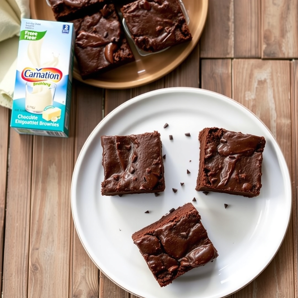 Meltaway Chocolate Brownies(Makes 16 Brownies)