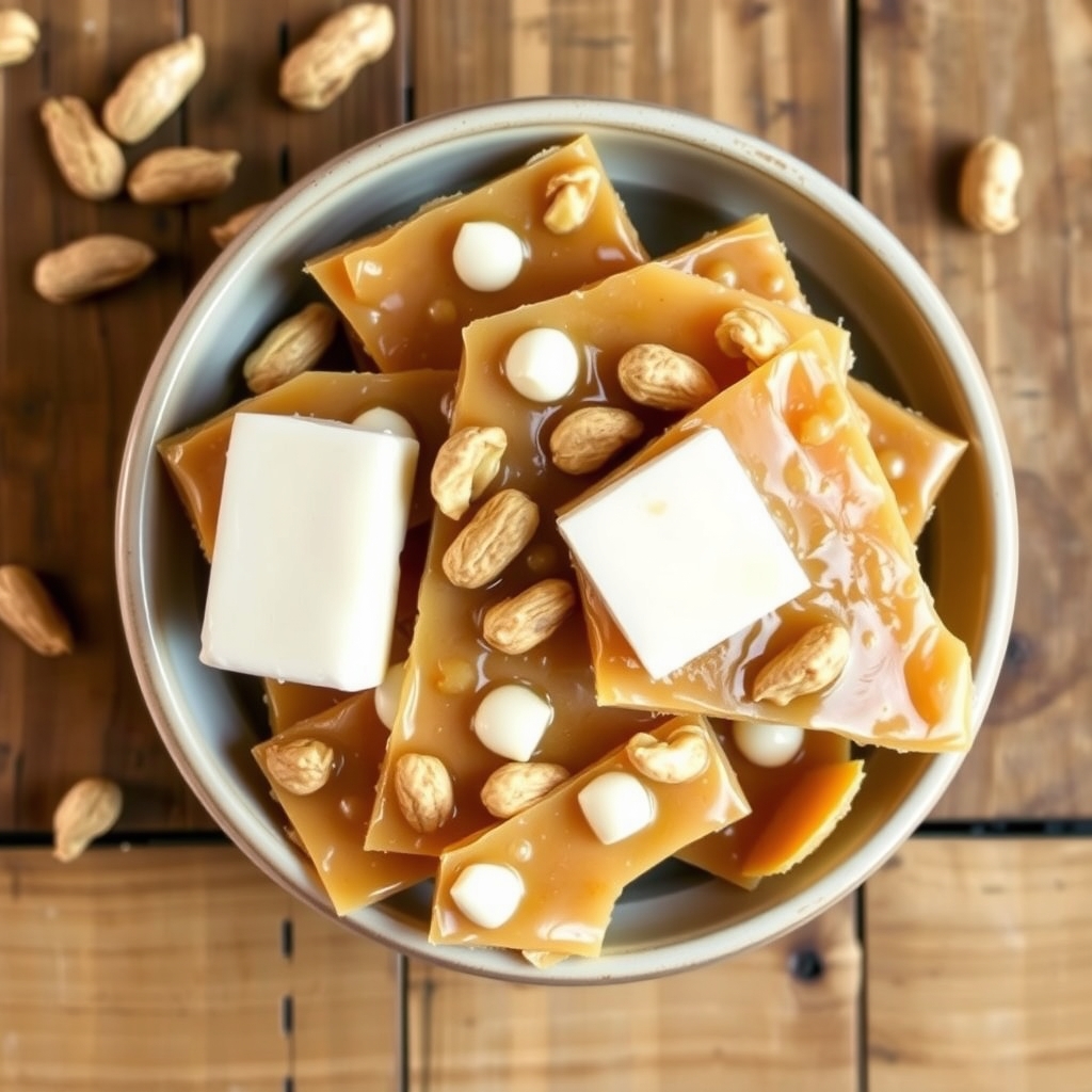 Microwave Easy Peanut Brittle