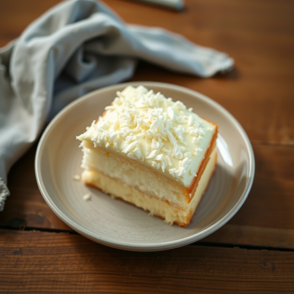 Moist 'N Creamy Coconut Cake