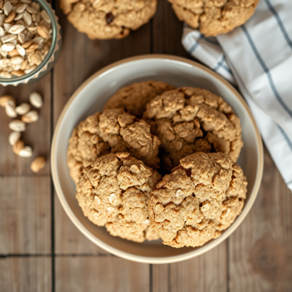 Moist Oatmeal Cookies