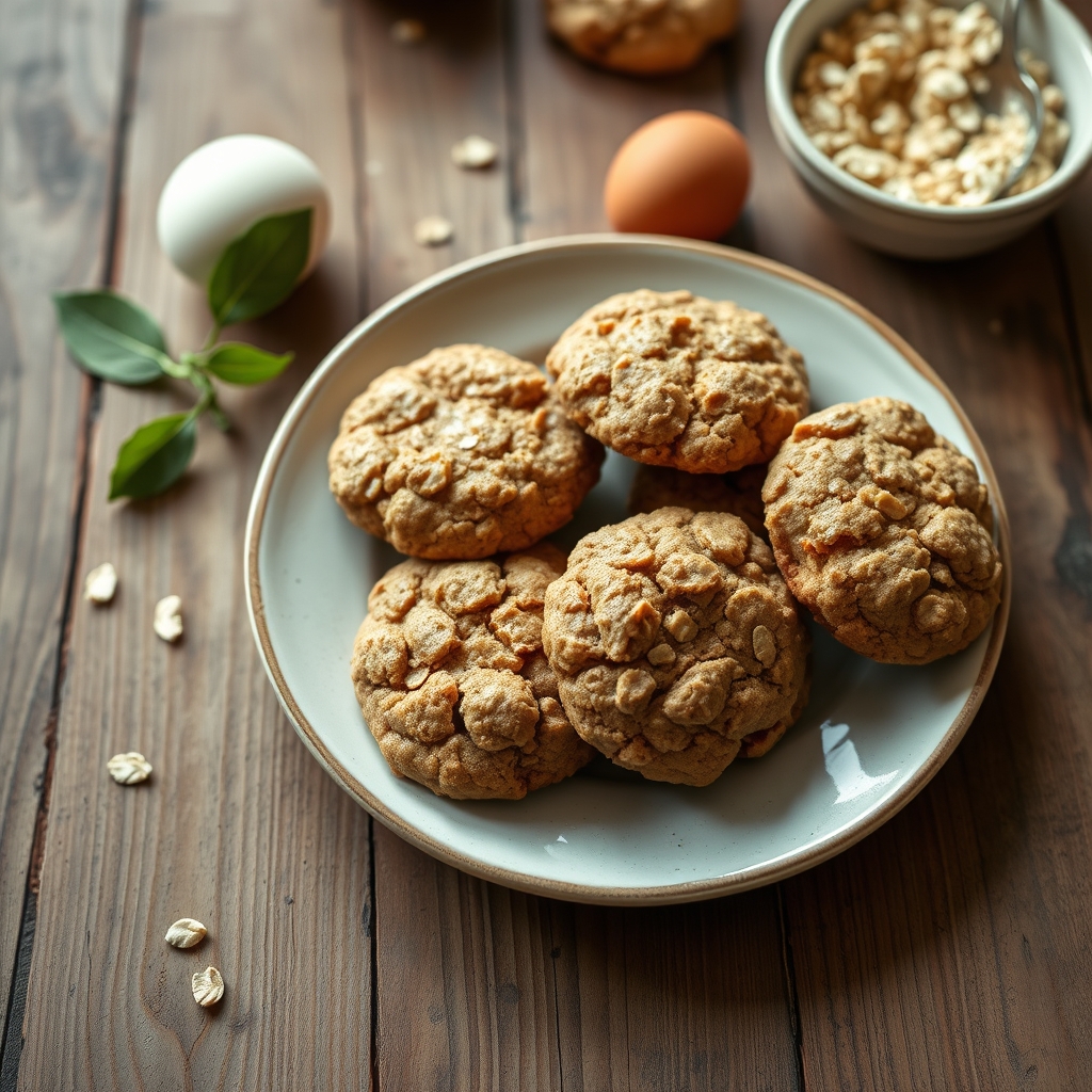 Moist Oatmeal Cookies