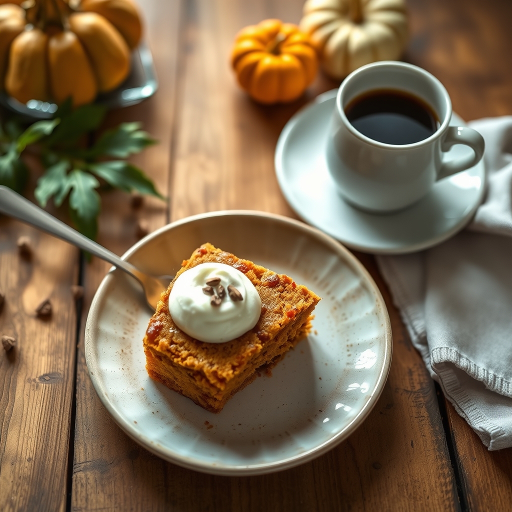 Morning Pumpkin Coffee Cake