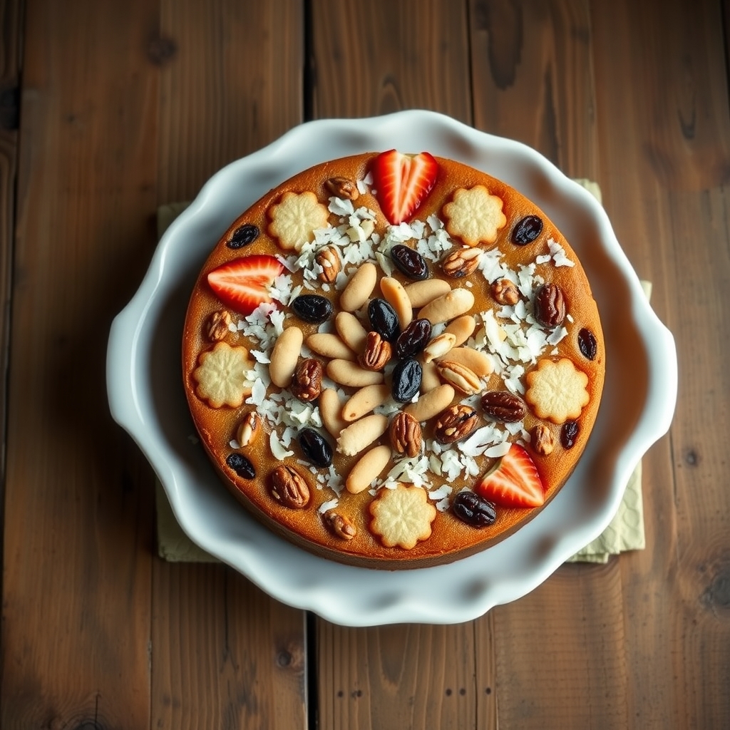 No Bake Fruit Cake