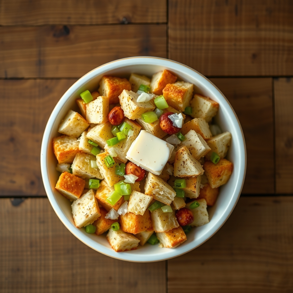 Old-Fashioned Bread Stuffing