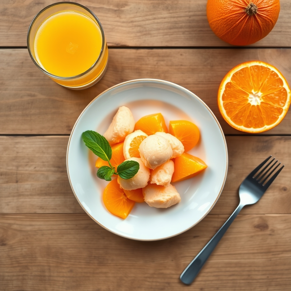Orange Sherbet Salad