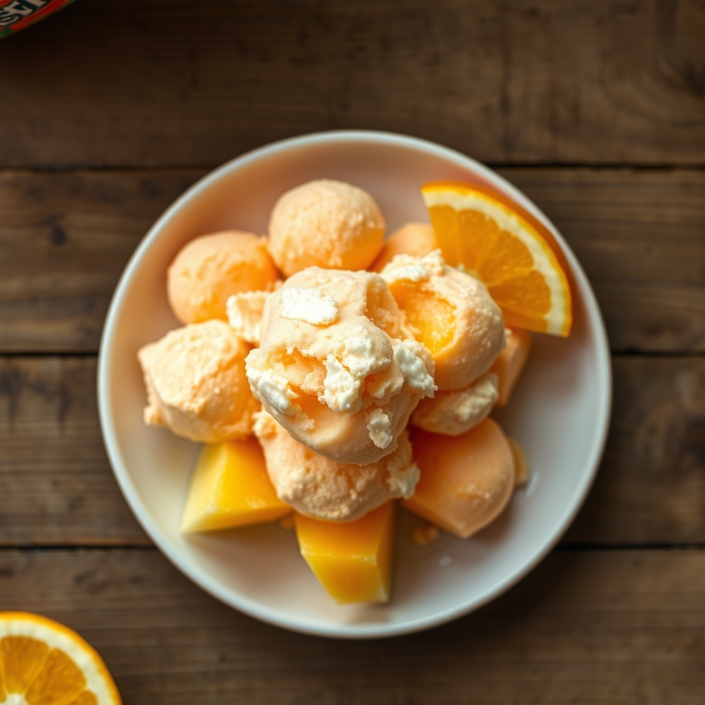 Orange Sherbet Surprise