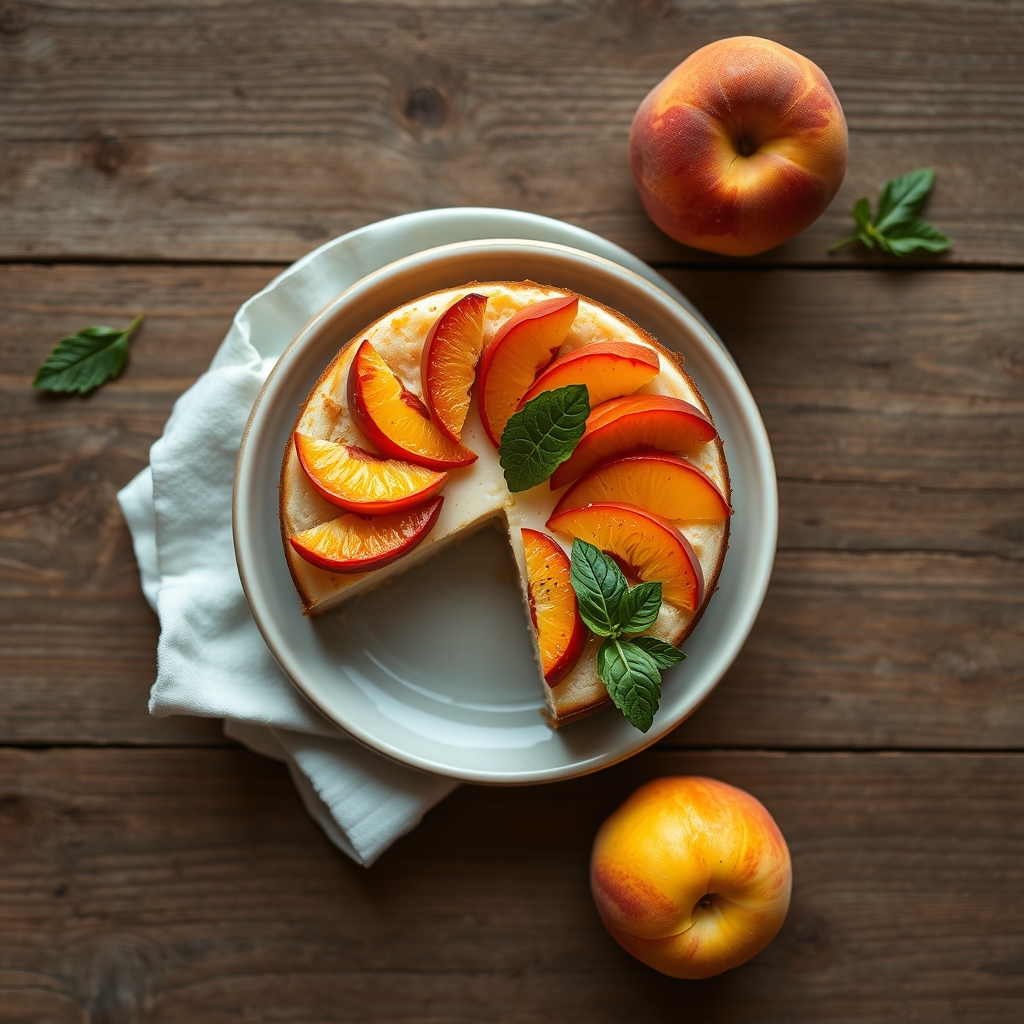 Peach Cheesecake