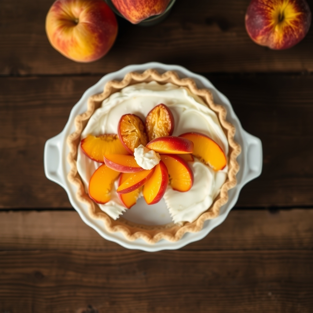Peach Cream Pie