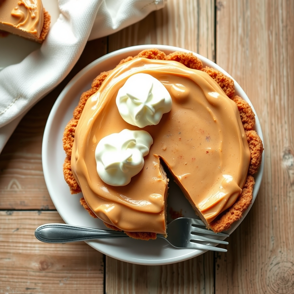 Peanut Butter Pie(Makes 2)