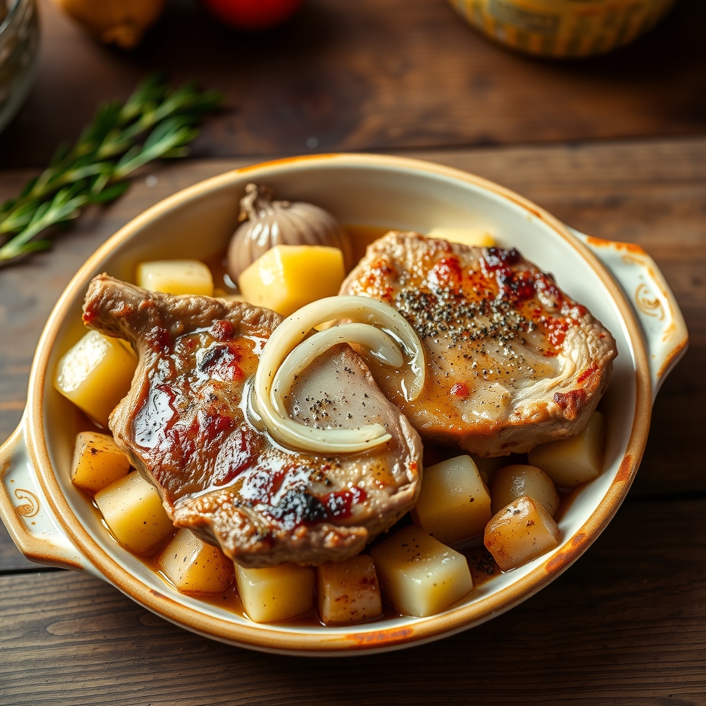 Pork Chop Dinner Bake
