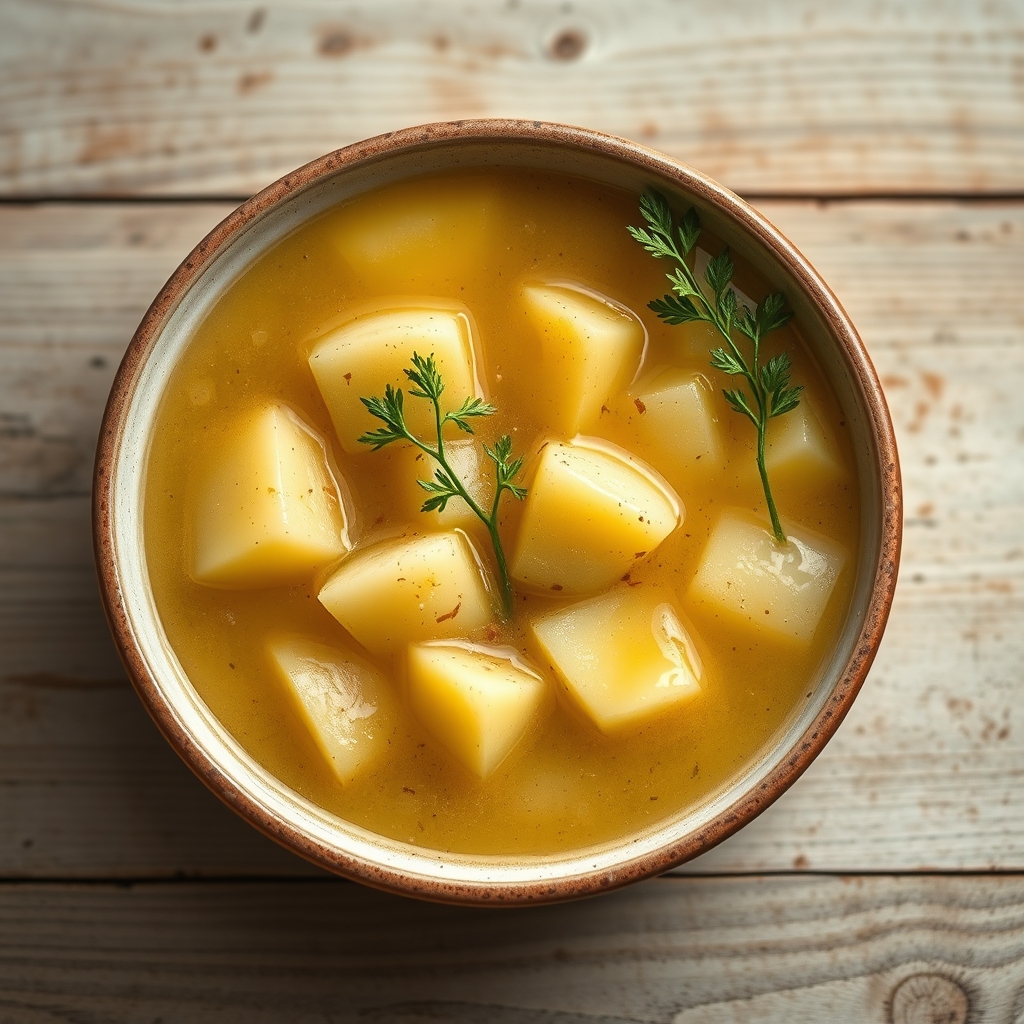 Potato Soup With Rivels