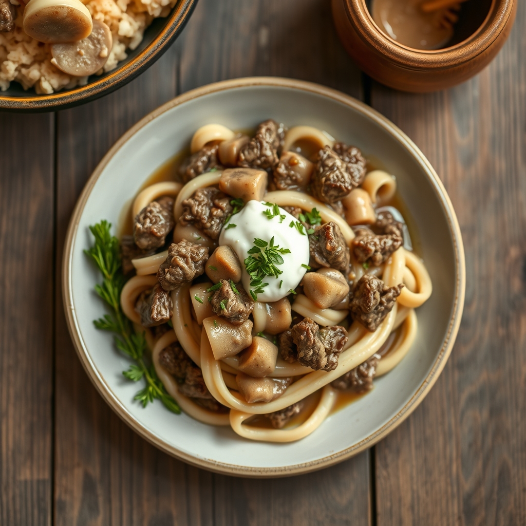 Quick Beef Stroganoff