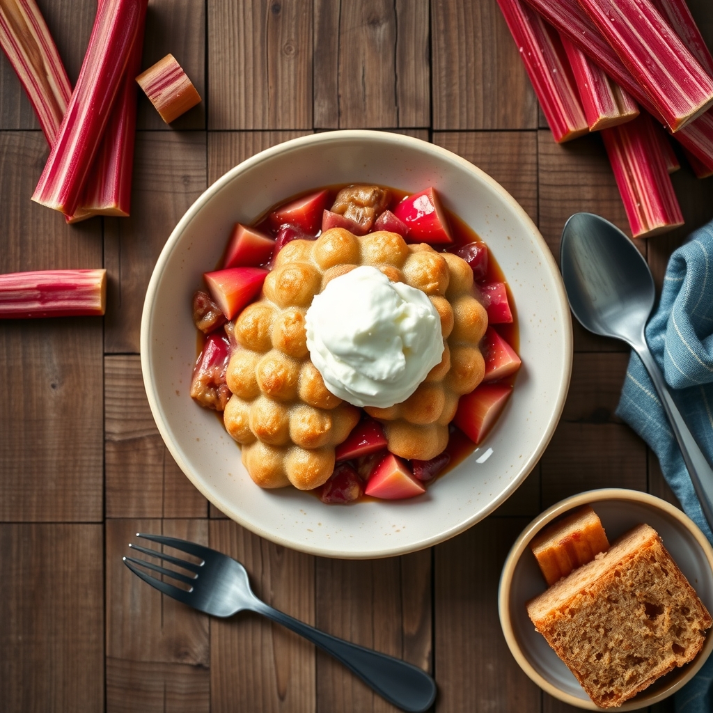 Rhubarb Cobbler