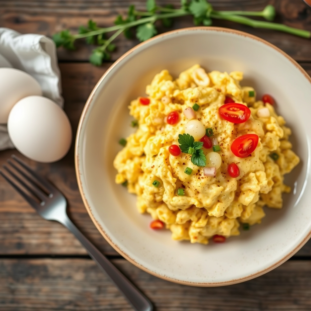 Ron'S "Spicy" Scrambled Eggs
