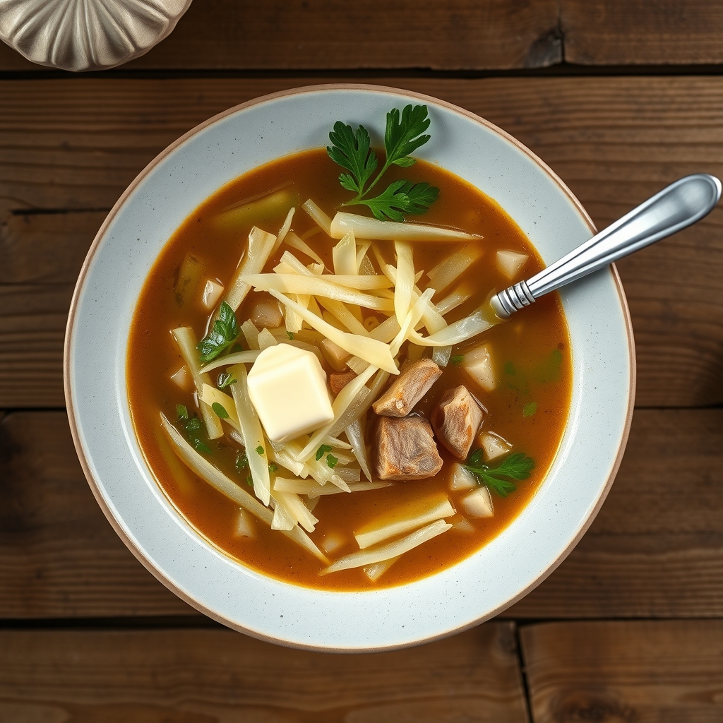 Russian Sauerkraut Soup