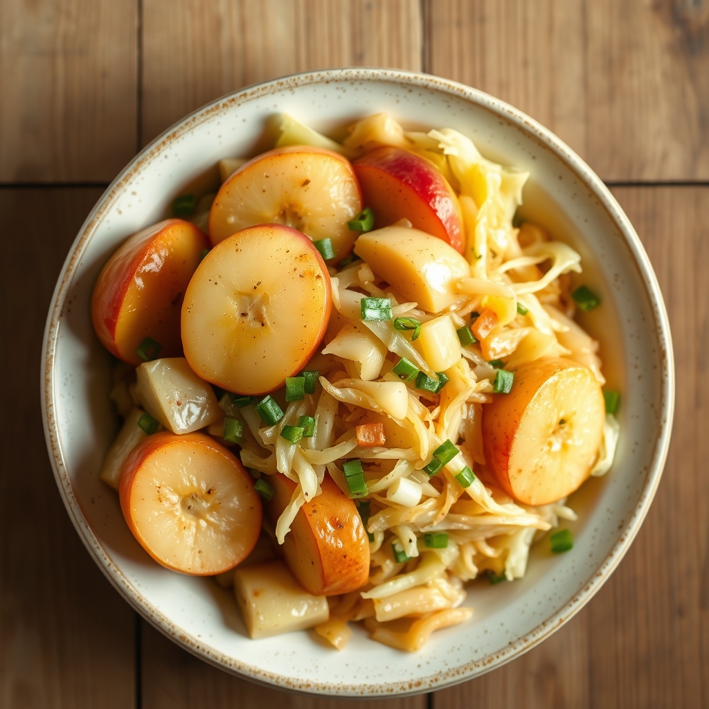 Sauteed Cabbage And Apples