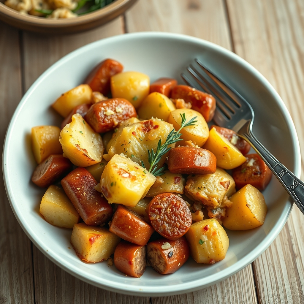 Scalloped Sausage And Potatoes
