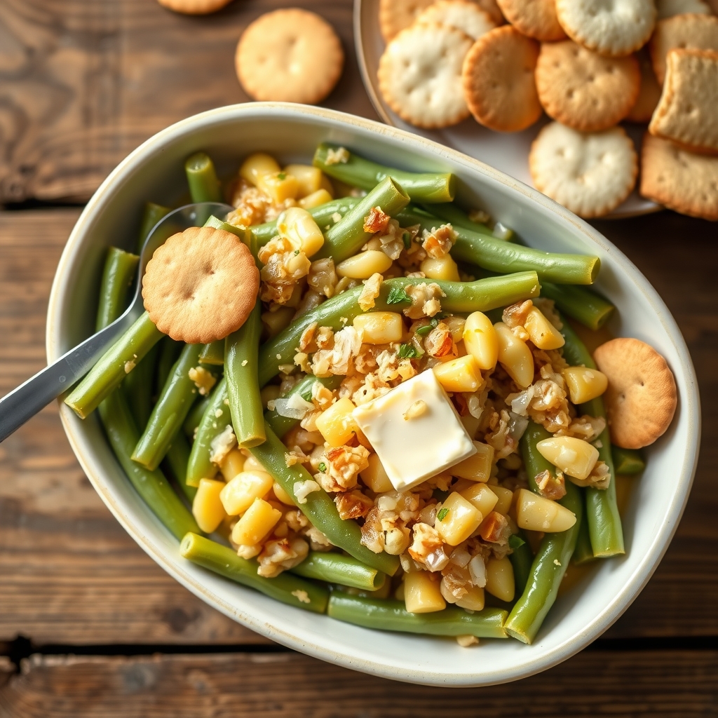 Scalloped Wax Beans
