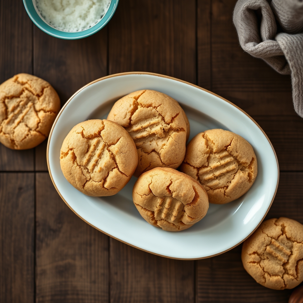 Schoolhouse Peanut Butter Cookies