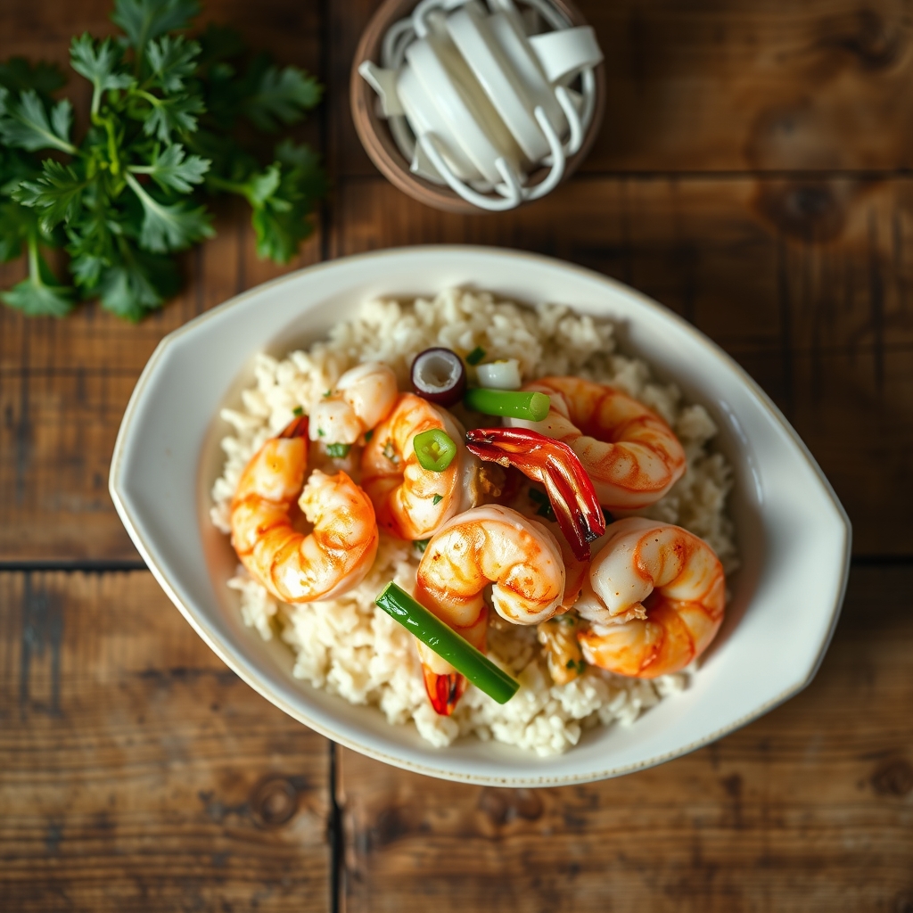 Shrimp And Crab With Rice