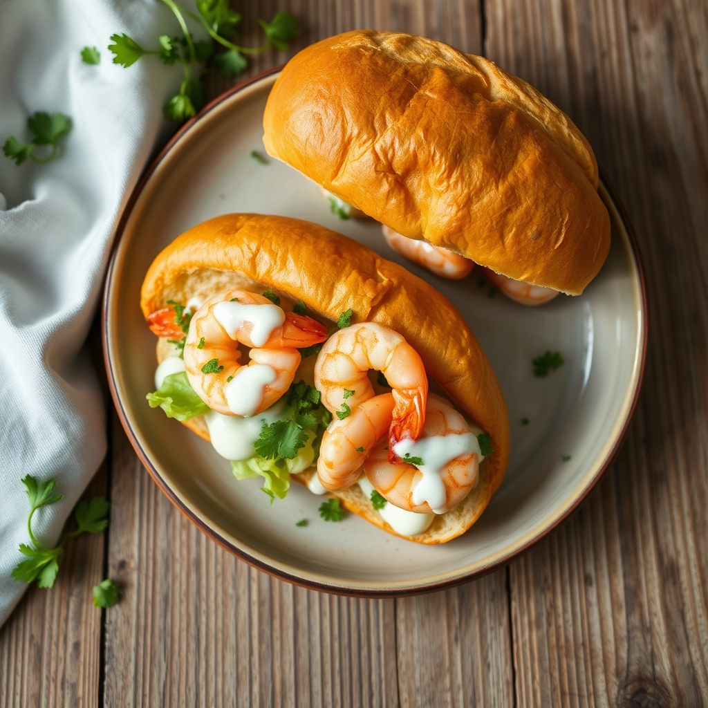 Shrimp Sandwiches