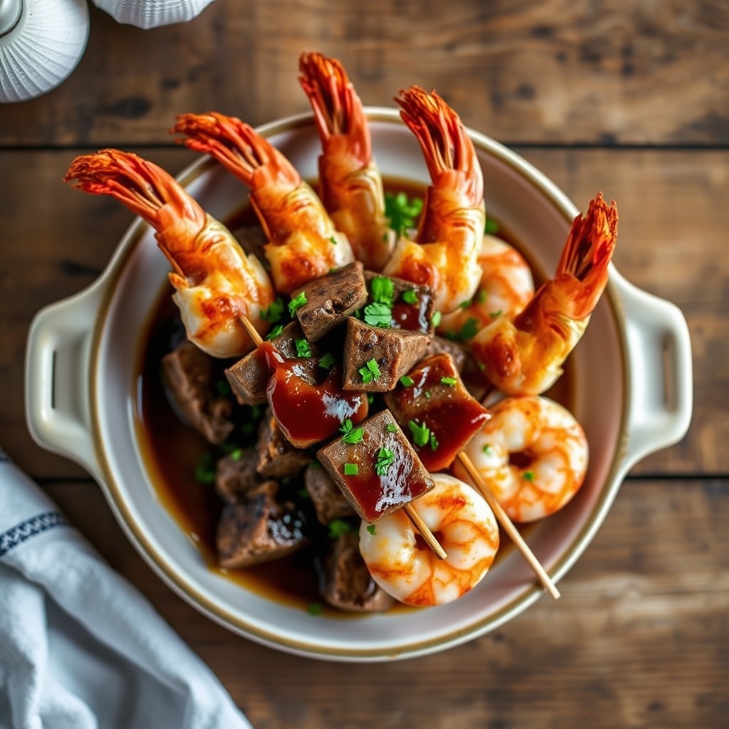 Skewered Shrimp(For 4)