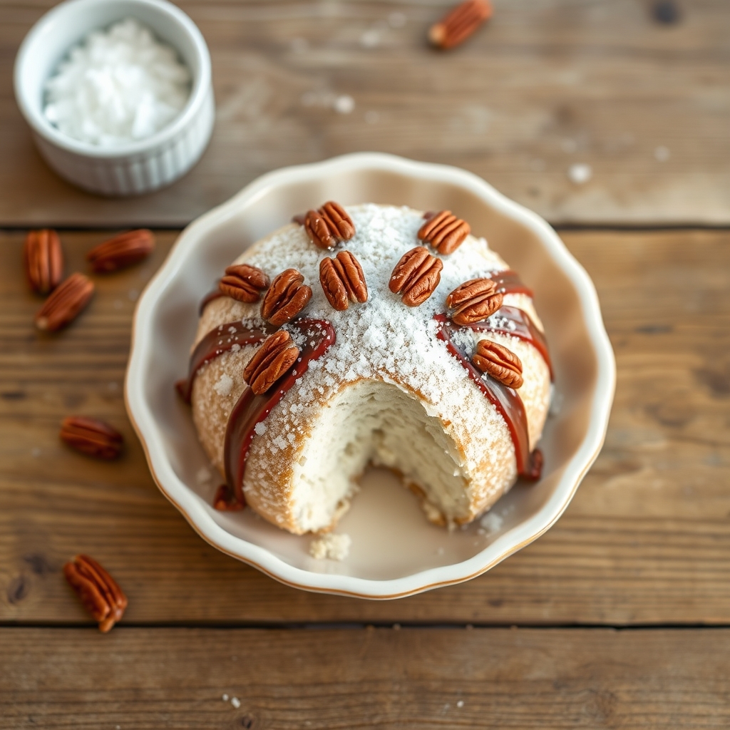 Snowball Pecan Cake