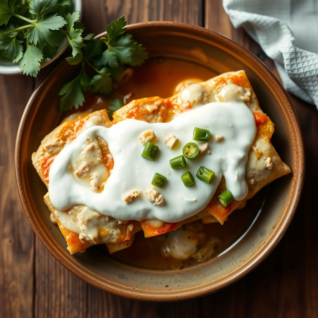 Sour Cream Enchiladas