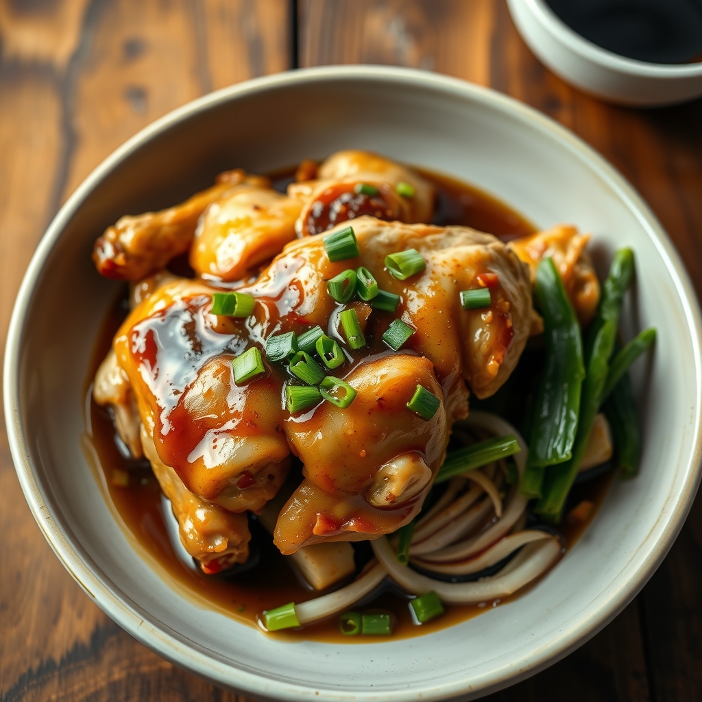 Steamed Chicken(Yields 5 Servings)