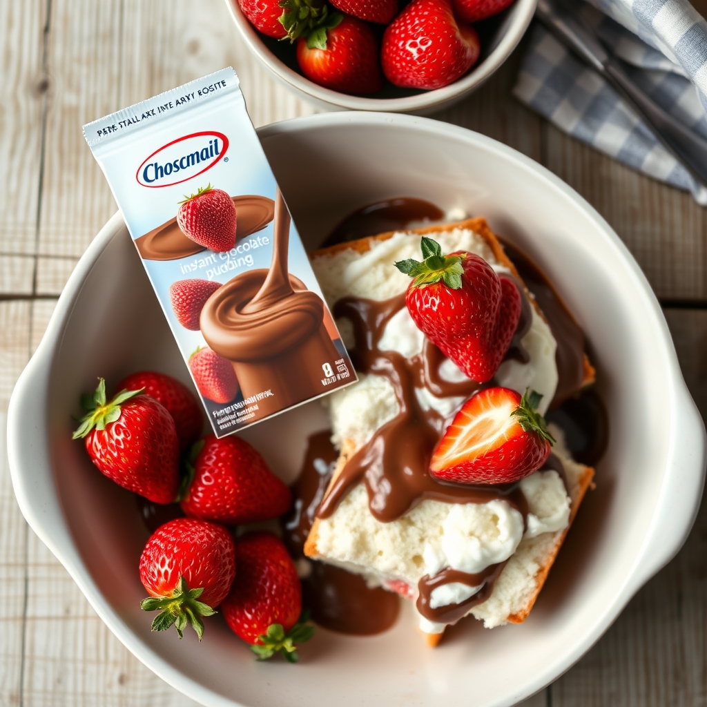 Strawberry Chocolate Trifle
