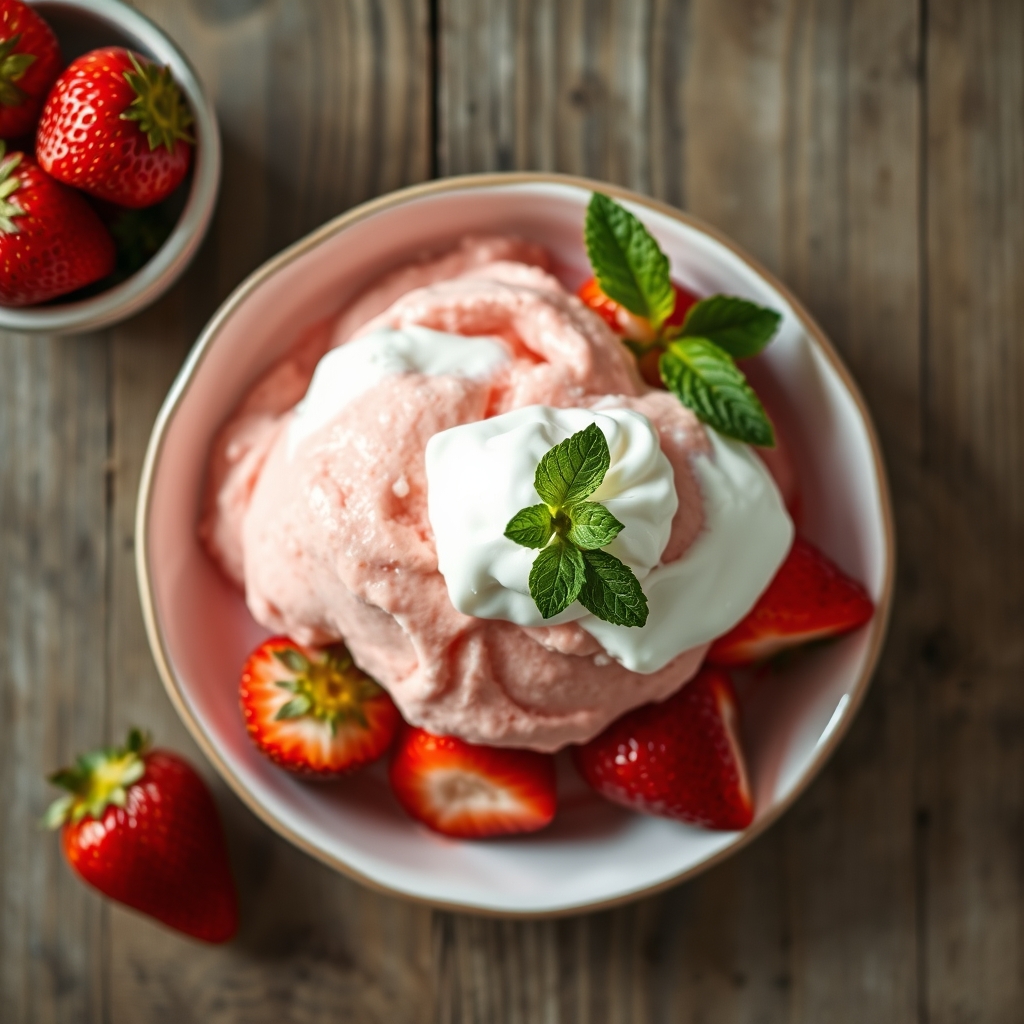 Strawberry Frozen Yogurt