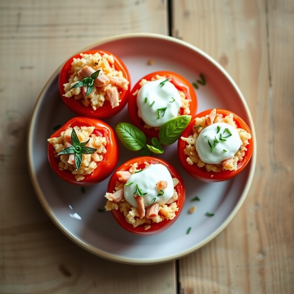 Stuffed Cherry Tomatoes