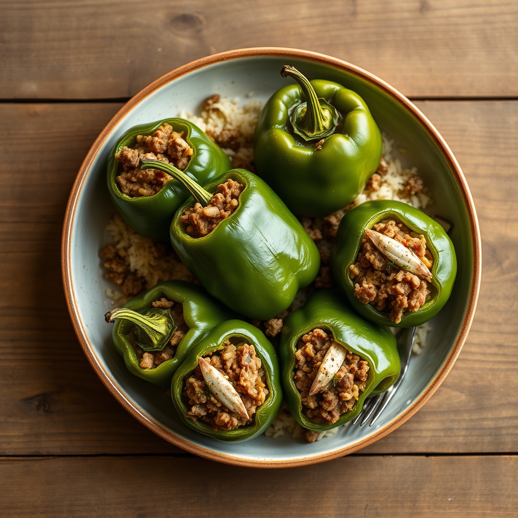 Stuffed Green Peppers