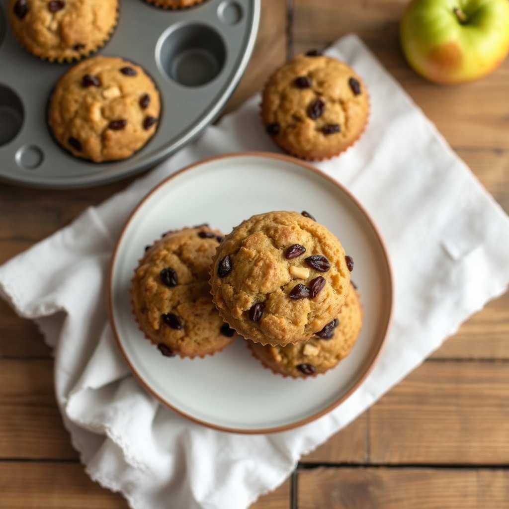 Sugar-Free - Applesauce Raisin Muffins
