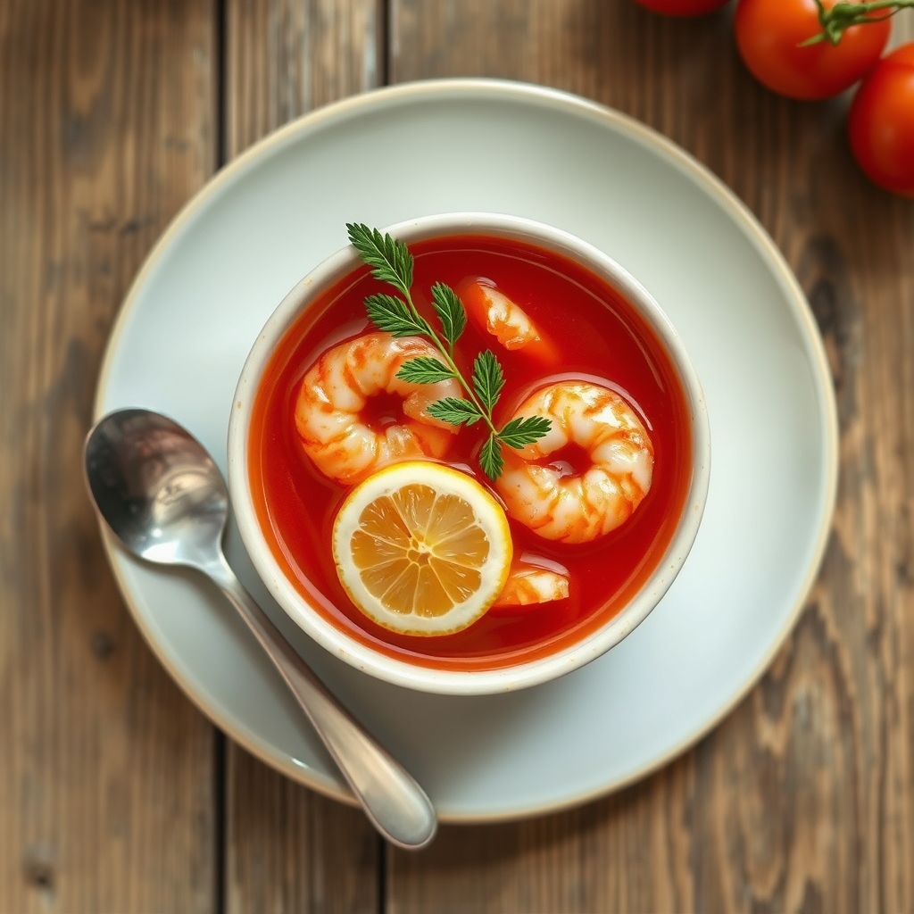 Tomato-Shrimp Aspic