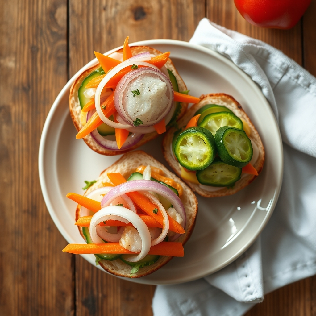 Vegetable Sandwiches