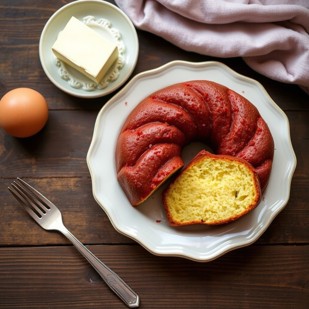 Velvet Pound Cake